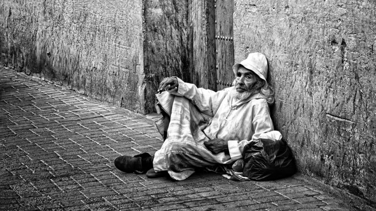 Maria Vogiatzaki - Moroccan-beggar